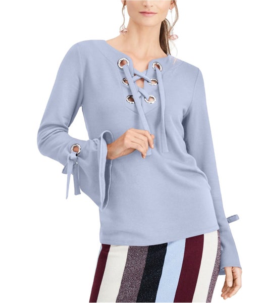 I.N.C Womens Lace-Up Sweatshirt, NWT Carousel 1