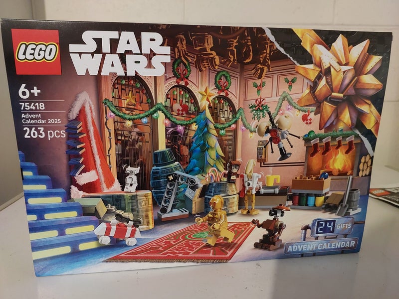LEGO STAR WARS ADVENT CALENDAR 2025(75418) + POLYBAG 30708 ( FOR FIRST 2 SOLD)64571112557570111