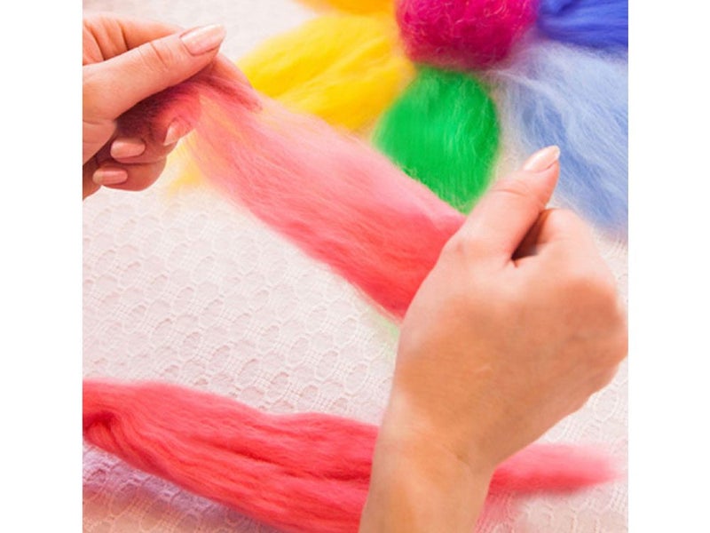 36 Colors Needle Felting Wool for DIY Craft Materials Carousel 13