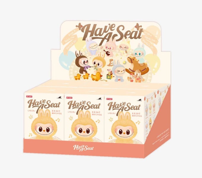 POPMART Labubu Have a Seat Vinyl Plush Blind Box six box full set 100% authentic Carousel 1