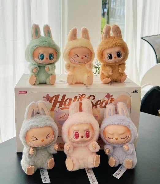 POPMART Labubu Have a Seat Vinyl Plush Blind Box six box full set 100% authentic Carousel 2