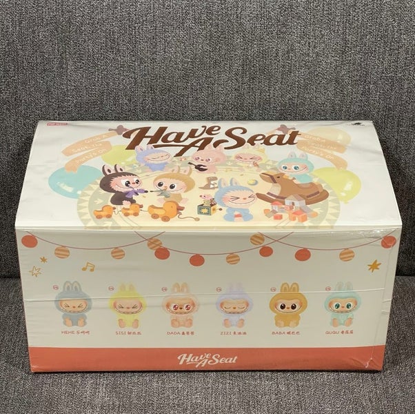 POPMART Labubu Have a Seat Vinyl Plush Blind Box six box full set 100% authentic Carousel 14