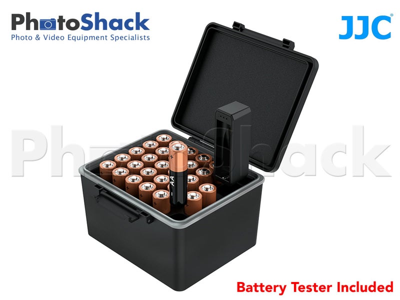 JJC AA Battery Holder with Battery Tester Carousel 1