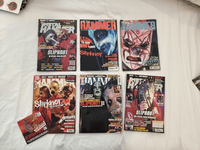 Slipknot Metal hammer 6× magazines 1999-2008 Carousel 1