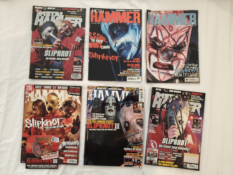 Slipknot Metal hammer 6× magazines 1999-2008 Carousel 2