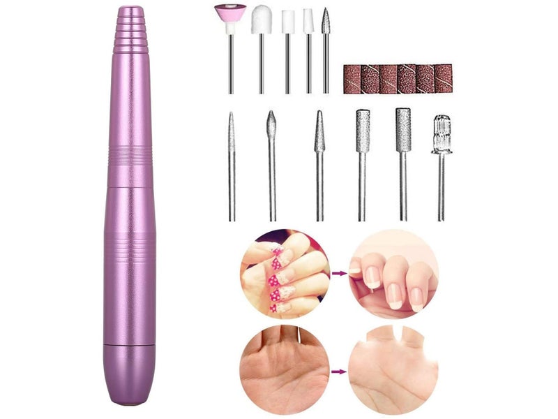 Electric Nail Drill File Acrylic Art File Manicure Pedicure Portable Machine Kit Carousel 1