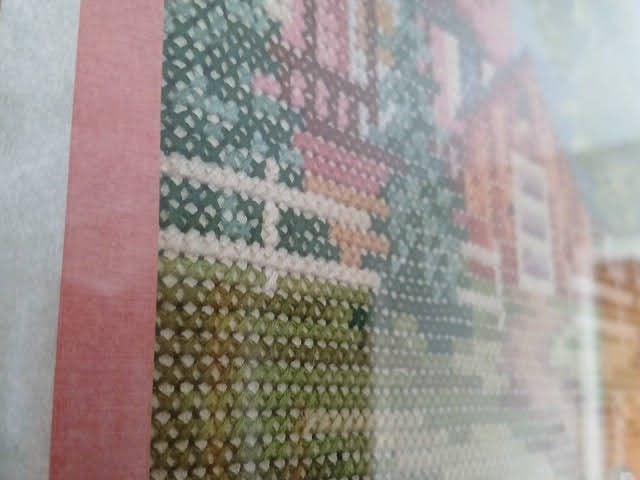 Cross Stitch framed Carousel 2