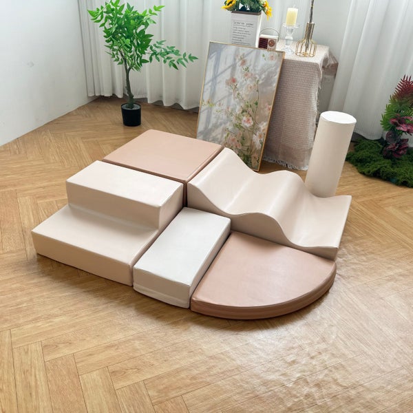 Soft Play Wavy Roller -Tan Carousel 1