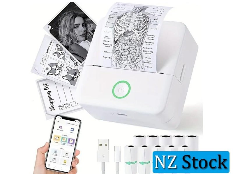 Mini Inkless Printer and Sticker Maker Carousel 1