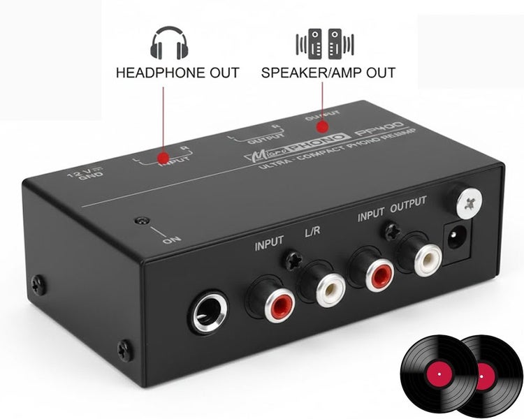 Behringer Micro Phono PP400 Ultra-Compact Phono Preamp Carousel 1