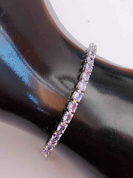 Tanzanite Bracelet in solid 925 Silver Carousel 2