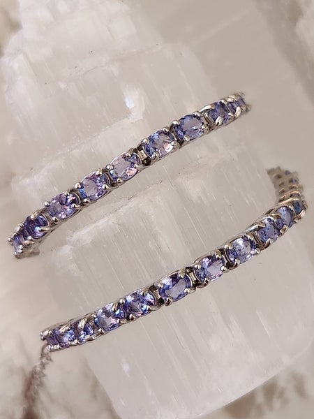 Tanzanite Bracelet in solid 925 Silver Carousel 1