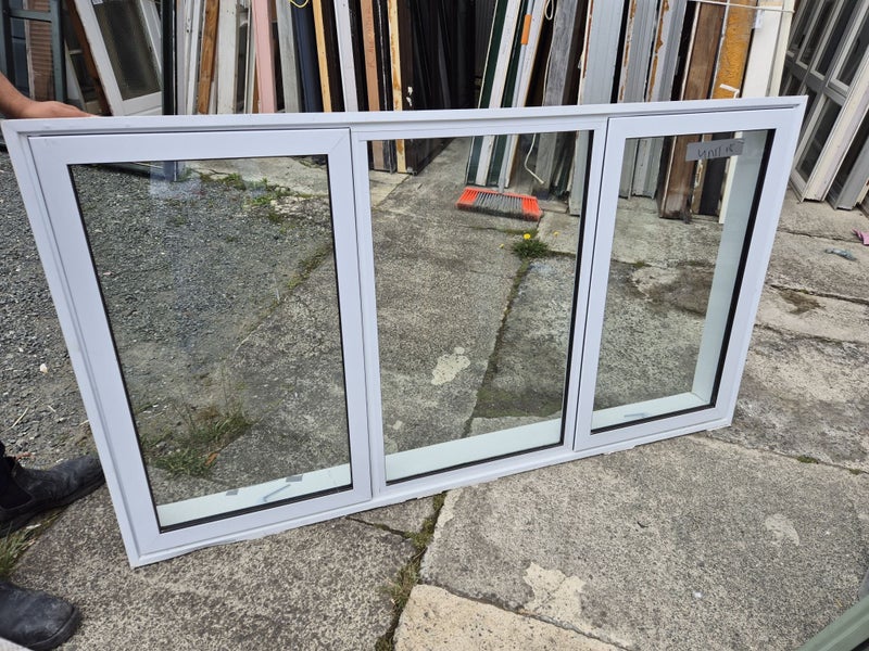 Double Glazed White Double Opening Window 1 m H x 1.8 m W #2237 Carousel 1
