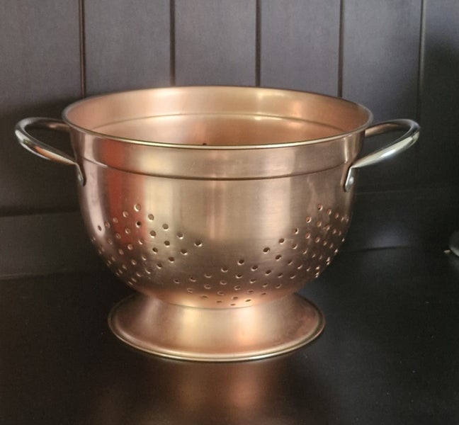 LARGE COPPER COLANDER Carousel 1