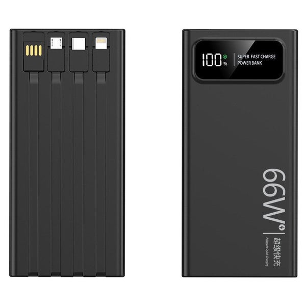 Power Bank – 20,000mAh – 66W Fast Charging – Built-In Cables Carousel 2