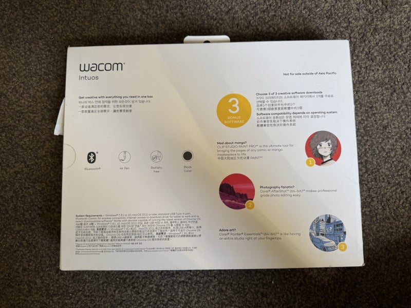Wacom Intuos graphic tablet Medium Bluetooth Black Carousel 4