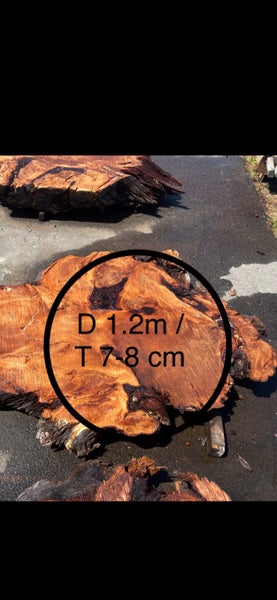 One Lot of Solid Ancient Swamp Kauri Offcuts (CNC-Cut Round Table Blanks) Carousel 20