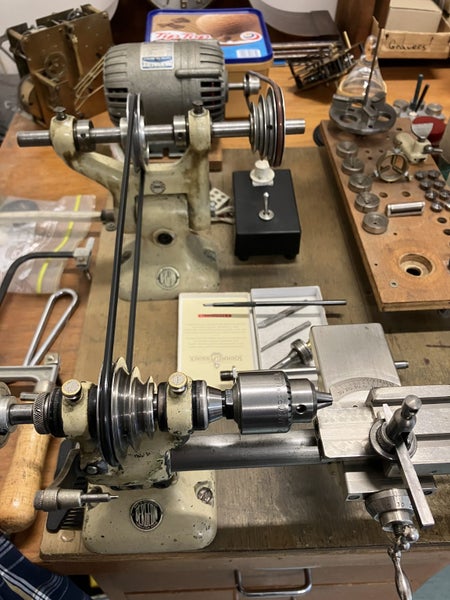 BERGEON 1766 Model "C" 8mm WATCHMAKERS LATHE64506208887169112