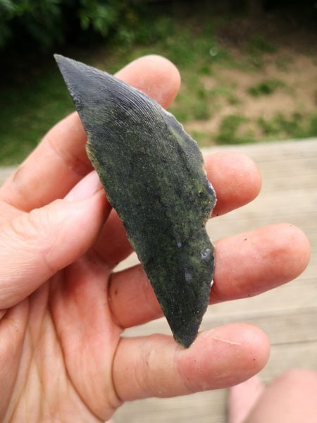 $1 reserve Greenstone Pounamu carving slab Carousel 1