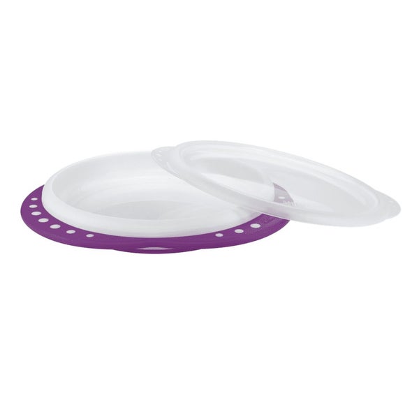 NUK Plate With Lid Carousel 1