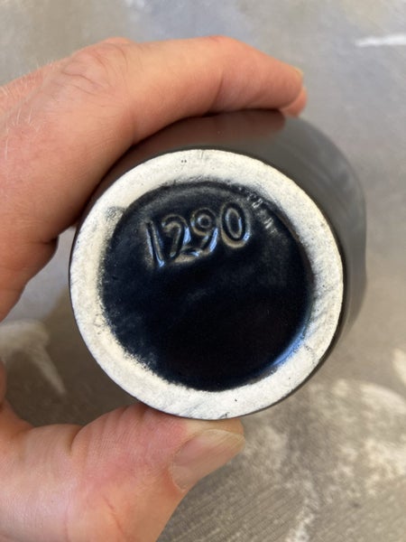 Mid century Titian New Zealand pottery vase Crown Lynn Carousel 5