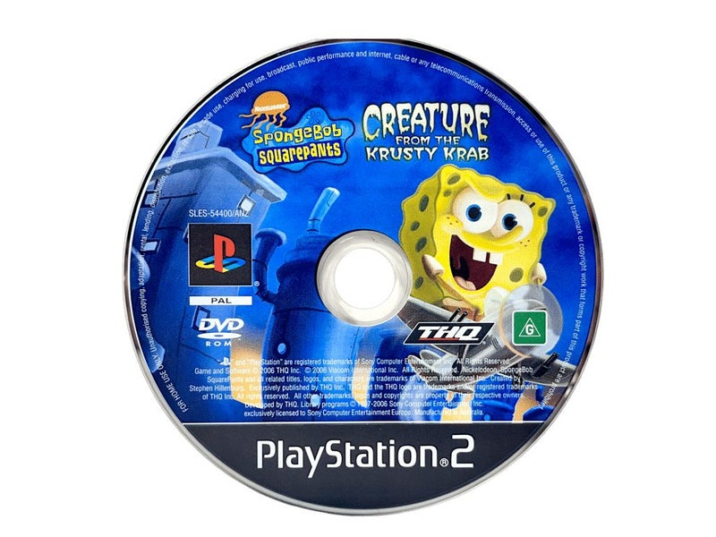 SPONGEBOB SQUAREPANTS Creature from the Krusty Krab (PS2) *RARE ORIGINAL "G" ... Carousel 4