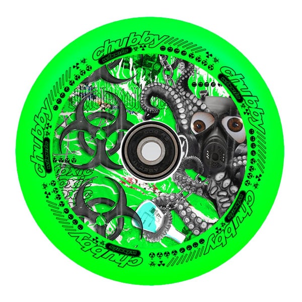 CHUBBY 110MM LAB WHEEL TOXIC GREEN Carousel 1