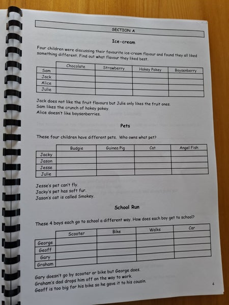 Logic puzzles 7-12 year olds Carousel 2