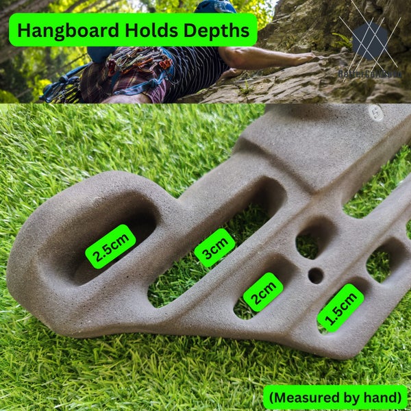 Rock Climbing Hang Board - BLACK SMALL - Hangboard - FingerBoard - Bouldering image 4