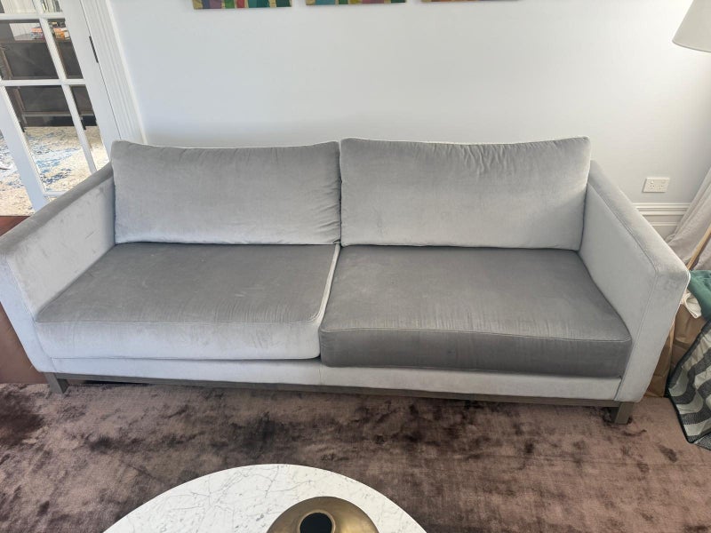 Pair of Grey Sofas (two of them)64507045908611112