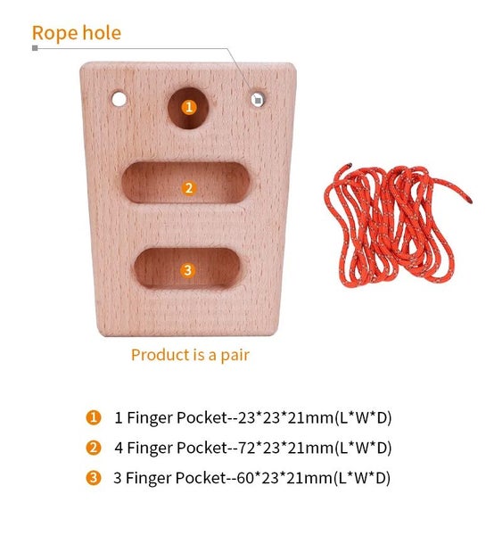 Rock Climbing Hangboard Pair - Fingerboard Bouldering image 9