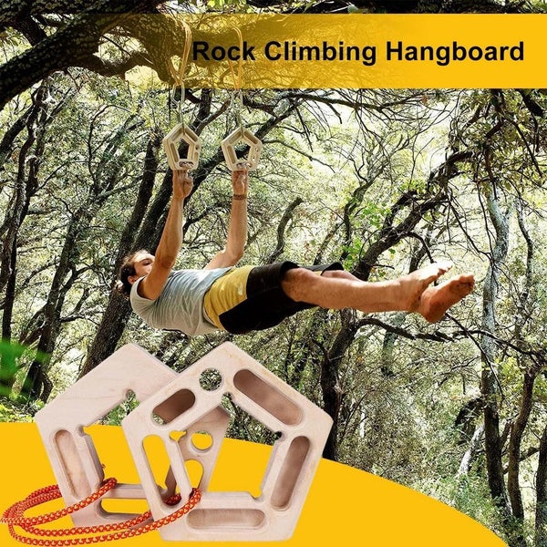 Rock Climbing Pentagon Hangboard Pair - Fingerboard Bouldering image 3