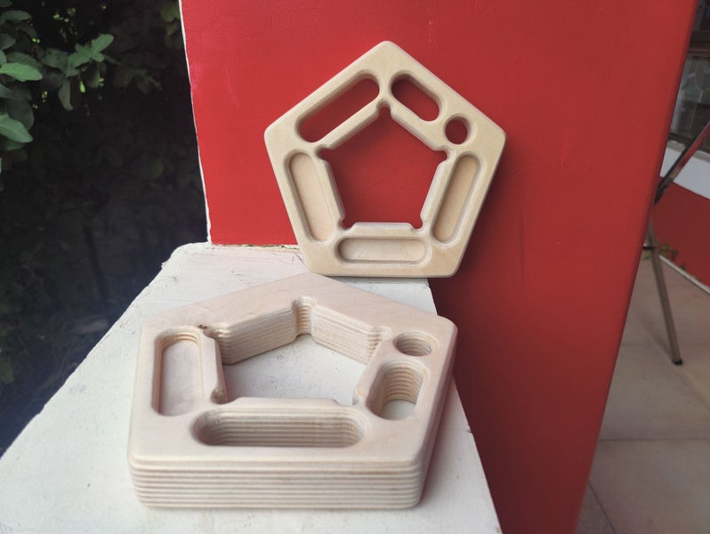 Rock Climbing Pentagon Hangboard Pair - Fingerboard Bouldering image 7