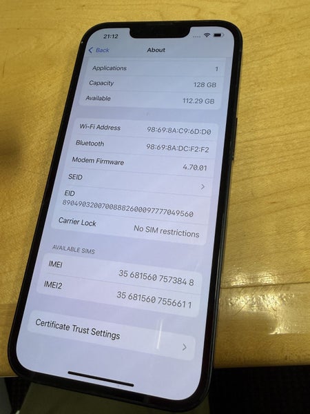 iphone 13 128gb MDM management64507339029123113
