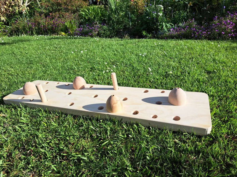 Rock Climbing Large Peg Board / Hangboard - 17 holes - Bouldering Training Carousel 2