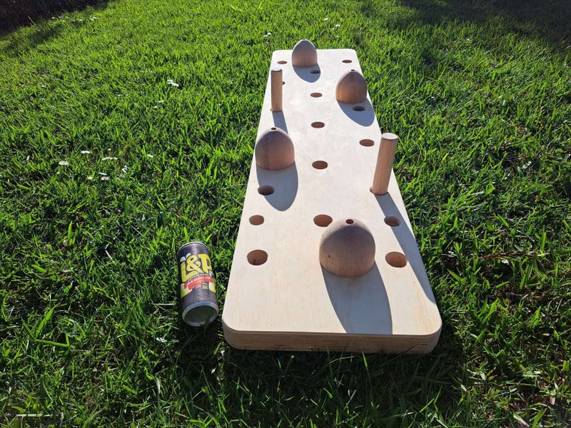 Rock Climbing Large Peg Board / Hangboard - 17 holes - Bouldering Training image 4