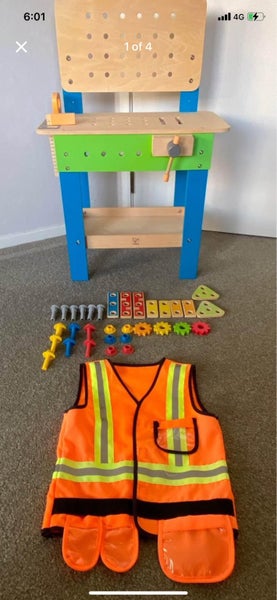 Hape Wooden Tool Bench Carousel 1