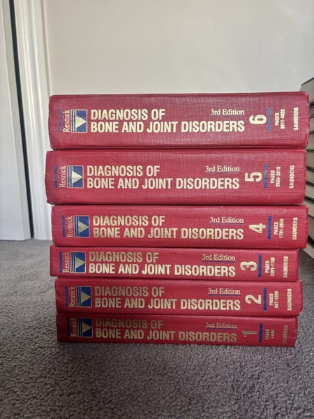 Resnick - Diagnosis of Bone and Joint Disorders (3rd Ed 6-Volume Set)64507802200962110