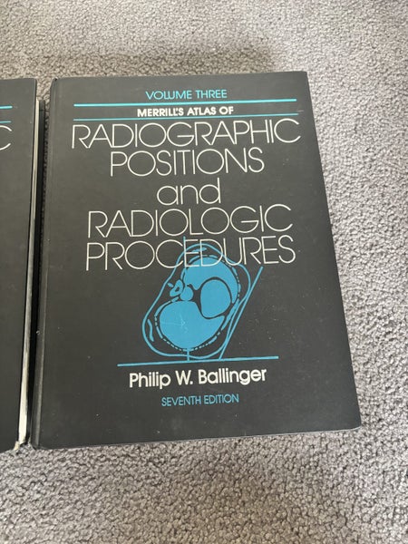 Atlas of Radiographic Positions & Radiologic Procedures - 3 Volume (7th Ed.)64507802210818113