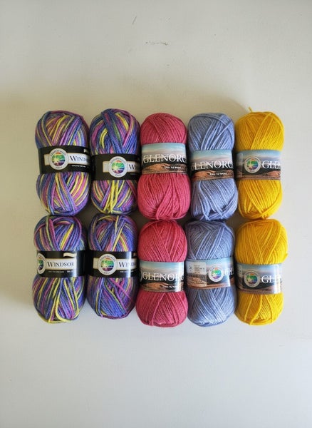 Countrywide Yarns Windsor & Glenorchy 8ply mixed 10 pack***$1 RESERVE*** Carousel 1