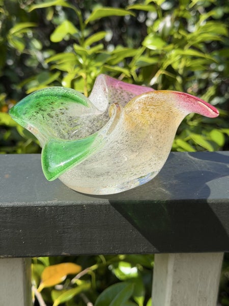 Art glass. Czech bowl of distinction Carousel 1