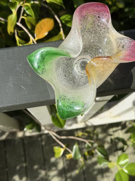 Art glass. Czech bowl of distinction Carousel 5