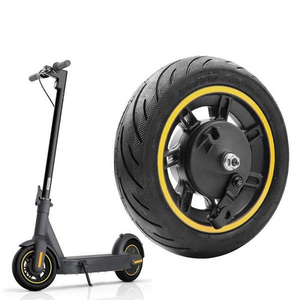 Front Wheel For Ninebot Max G30 10 Inch Tubeless Yellow Carousel 1
