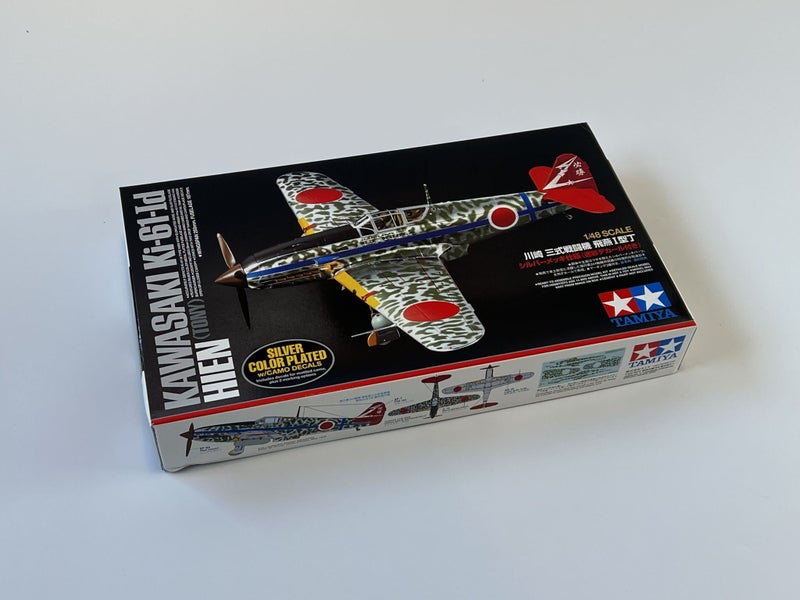 Kawasaki Ki-61-Id Hien (Tony) Silver Color Plated w/Camo Decals Tamiya25424 1:4864511219681410110