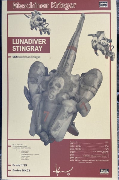 Lunadiver Stingray + Fireball SG & Fireball SG Prowler Suits Hasegawa 64003 1:35 Carousel 1