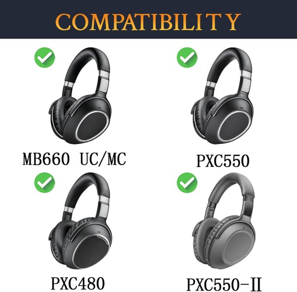 Replacement Ear Pads for Sennheiser PXC550 PXC480 MB660 Carousel 2