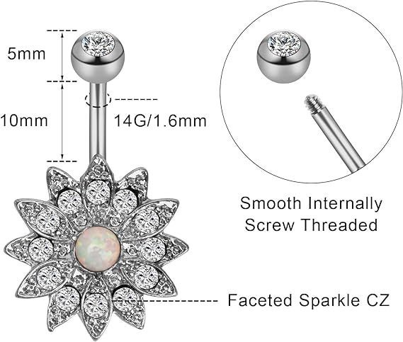 Dangle Belly Button Rings 5 PCS Set64673957093249112