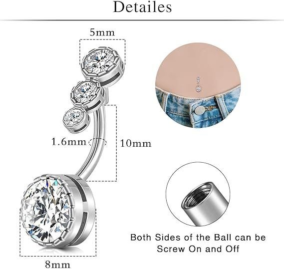 Belly Button Ring Set Carousel 2
