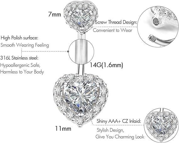 Belly Button Ring Set64594842284418113