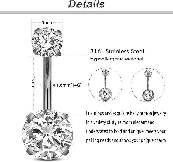 Belly Button Ring Set64513278178945112